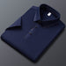 Cotton Short-sleeved Polo Shirt Men's Business Casual Lapel Solid Color Shirt - Dio Kollections