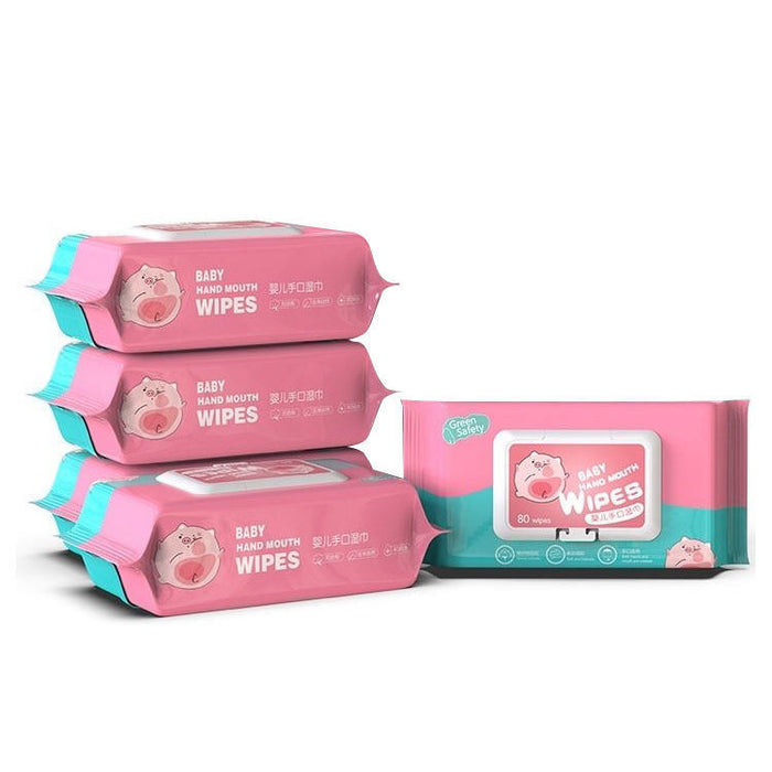 Soft Skin Disposable 80 Baby Wipes Hand Wet Tissue Baby