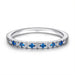 S925 Silver Women's Sterling Row Ring Same Row Diamond Zircon Women's Silver Ring Z+2 1/2 - Dio Kollections