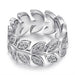 S925 Silver Women's Sterling Row Ring Same Row Diamond Zircon Women's Silver Ring Z+2 1/2 - Dio Kollections