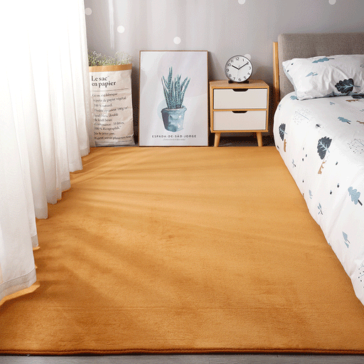 Coral Fleece Square Plush Carpet for Bedroom and Living Room - Dio Kollections