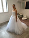 Dio Women's Luxury Strapless Fluffy Pearls Beads  Wedding Gowns - Dio Kollections