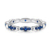 S925 Silver Women's Sterling Row Ring Same Row Diamond Zircon Women's Silver Ring Z+2 1/2 - Dio Kollections
