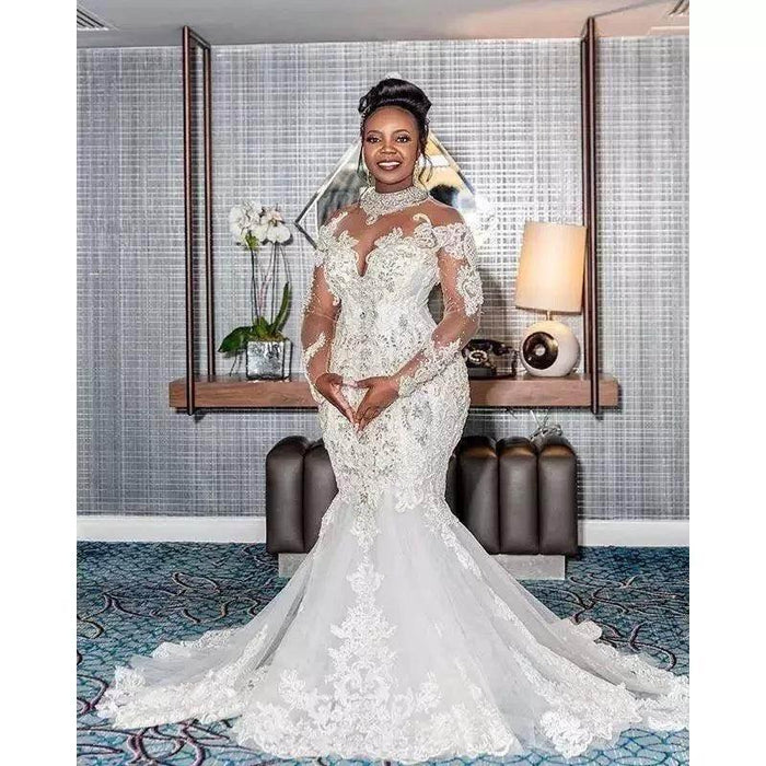 sheer plus size wedding dresses Plus Size Wedding Dresses Off Shoulder Flower Appliques Backless Bridal Gown New
