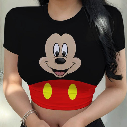 Dio Golden Disney Stitch Crop Top - Dio Kollections