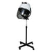 Hair dryer with a stand on a white background