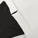 Black fabric on a white background