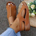 Dio Hollow Out Toe Round Toe Beach Roman Sandals - Dio Kollections