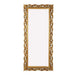 Decorative gold frame on a white background