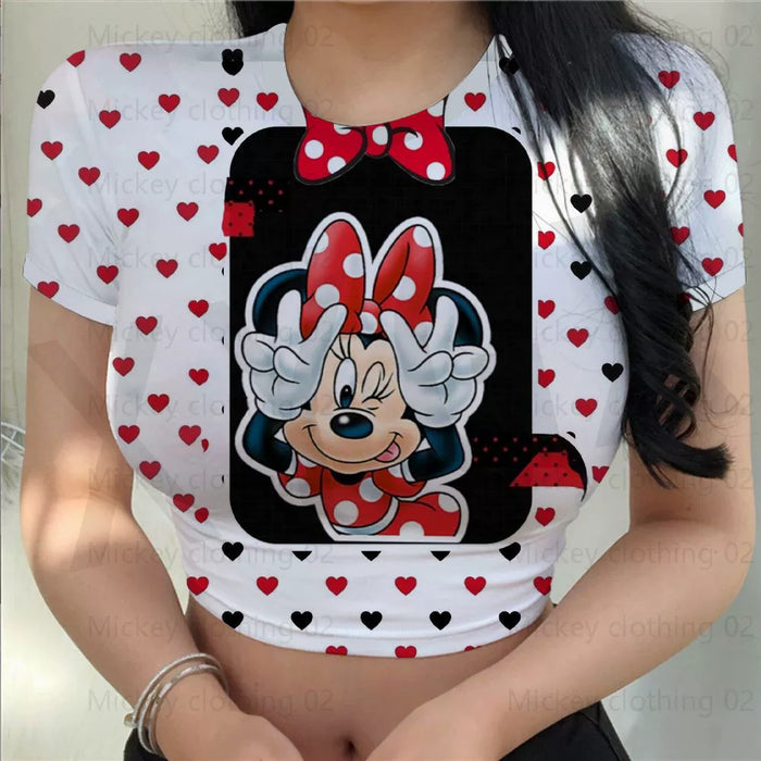 Dio Golden Disney Stitch Crop Top - Dio Kollections