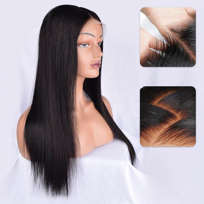 First Gear Luxury Bob Wig - Full Real Human Hair, 18-24 Inches - Dio Kollections