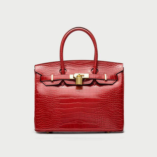 Dio New Fashion Platinum Bag Women's Lychee Pattern Crocodile Pattern HandBag - Dio Kollections