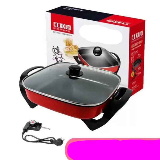 Non-Stick Grill Pot Electric Cooking Pot Electric Hot Pot Multifunctional