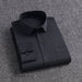 Men's Shirt With Pockets Middle-Aged Long-Sleeved Casual No-iron Four-Sided Stretch Business Shirt - Dio Kollections