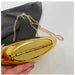 Trendy Oval Acrylic Box Bag with Chain Strap - Dio Kollections