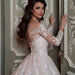 Dio Enchanting Ivory Lace Ball Gown Wedding Dress for Pregnant Brides - Dio Kollections