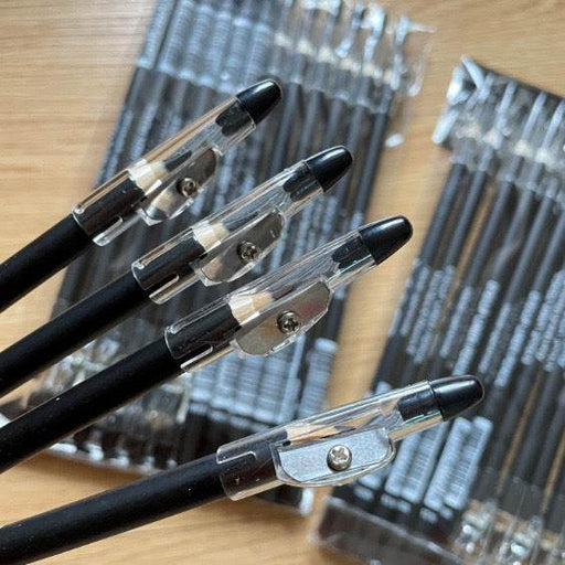 Wooden Eyebrow Pencil Eyeliner Anti-sweat Makeup Black Coffee Pencil - Dio Kollections