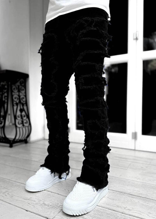 Dio New Men's Denim Straight Pants Street Fashion Stretch Straight Pants - Dio Kollections