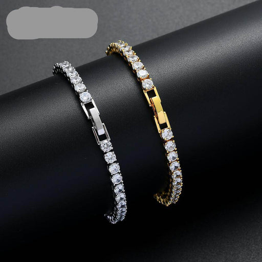 Dio Geometrical Copper Easy Buckle Bracelet with Zircon Accents - Dio Kollections