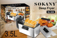 Dio SOKANY 800 3L Electric Household Multifunctional Deep Fryer - Dio Kollections