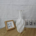 Large Twisted Silk White Art Vase - Modern Nordic Decor - Dio Kollections