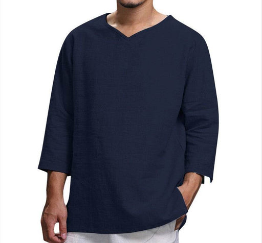 Dio Hot Style Men's Loose Solid Color Casual Plus Size Shirt - Dio Kollections