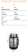 Technical product specification sheet for a barbecue grill, showing model KB4010, 1500W power, stainless steel fuse, 220-240V voltage, and dimensions of the grill with a black and silver body.