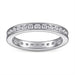 S925 Silver Women's Sterling Row Ring Same Row Diamond Zircon Women's Silver Ring Z+2 1/2 - Dio Kollections