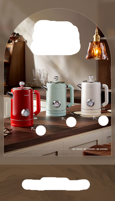 Motorized Retro Electric Kettle Household Insulation Constant Temperature