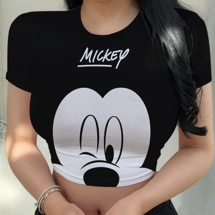 Dio Golden Disney Stitch Crop Top - Dio Kollections