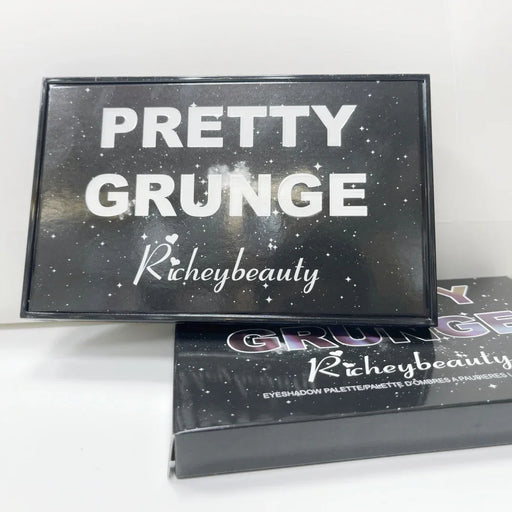 Richeybeauty Pretty Grunge eyeshadow palette packaging on a white background