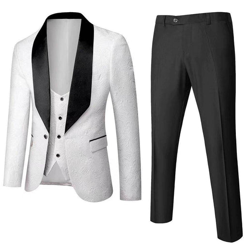 Dio Wedding Party Men 3-Piece Slim Suit Set - For Groom - Dio Kollections