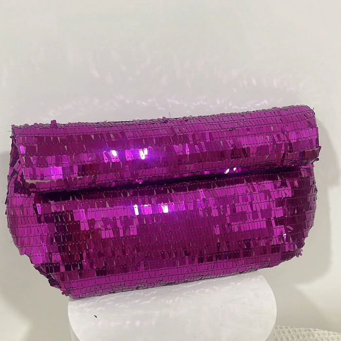 Ultra-Shiny Sequin Clutch Bags French Beaded Evening Handbags