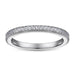S925 Silver Women's Sterling Row Ring Same Row Diamond Zircon Women's Silver Ring Z+2 1/2 - Dio Kollections