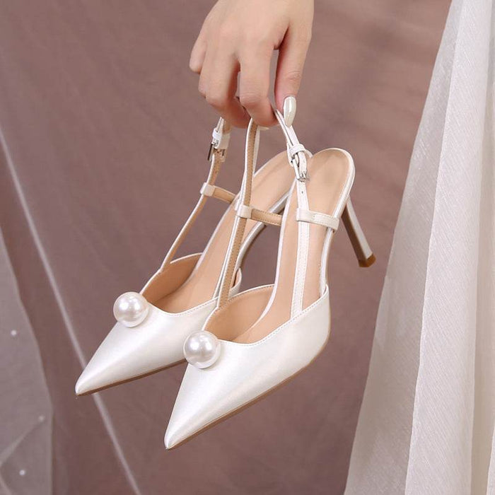 Elegant Pointed-Toe Stiletto Sandals for Women - Dio Kollections
