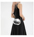 Trendy Oval Acrylic Box Bag with Chain Strap - Dio Kollections