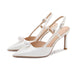 Elegant Pointed-Toe Stiletto Sandals for Women - Dio Kollections