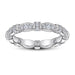 S925 Silver Women's Sterling Row Ring Same Row Diamond Zircon Women's Silver Ring Z+2 1/2 - Dio Kollections