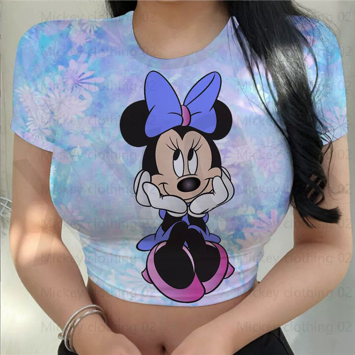 Dio Golden Disney Stitch Crop Top - Dio Kollections