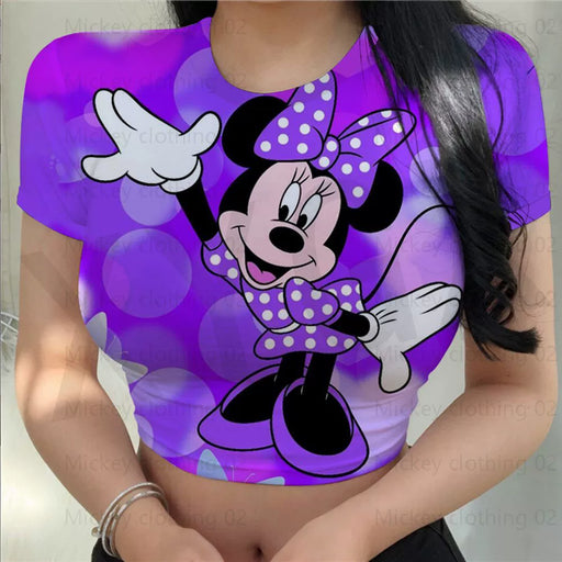 Dio Golden Disney Stitch Crop Top - Dio Kollections