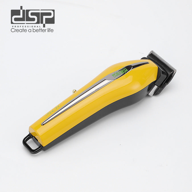 Yellow hair clipper with black accents on a white background, featuring the DSP brand logo.
