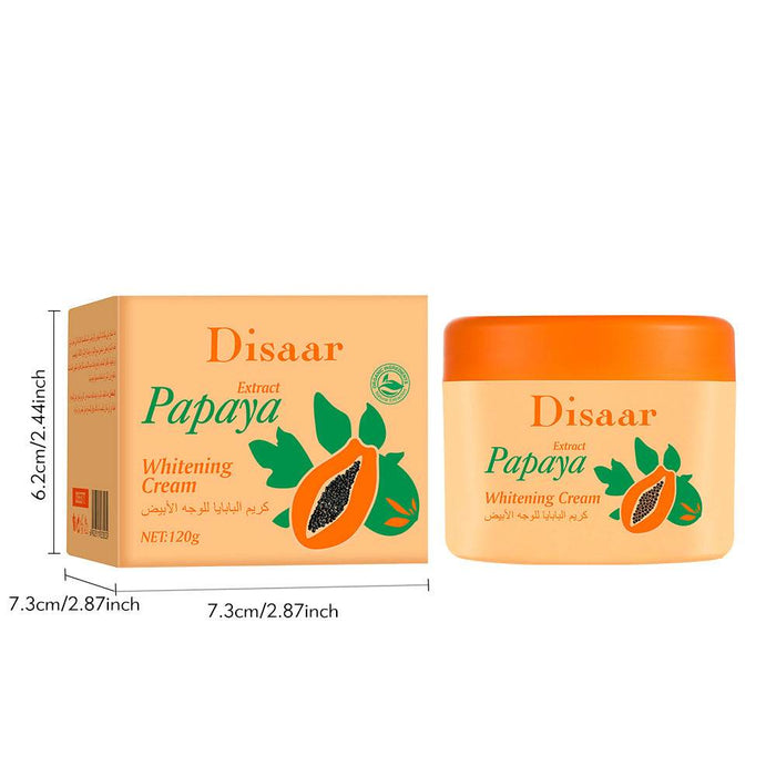 Disaar Papaya Cream 120g - Universal Skin Moisturizing & Brightening Cream - Dio Kollections