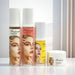 Set of Kiehl's skincare products with branding on a neutral background