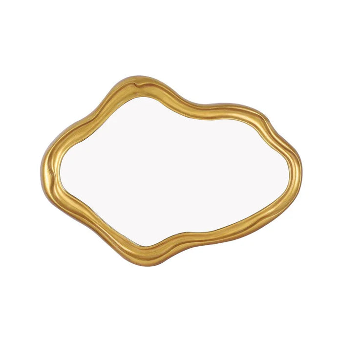 Baroque Nordic Decorative Living Room Wall Hanging Special-Shaped Makeup Mirror