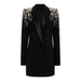 Gorgeous Heavy Beaded Long Blazer for Women - Slim Fit Elegant Design - Dio Kollections