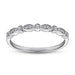 S925 Silver Women's Sterling Row Ring Same Row Diamond Zircon Women's Silver Ring Z+2 1/2 - Dio Kollections