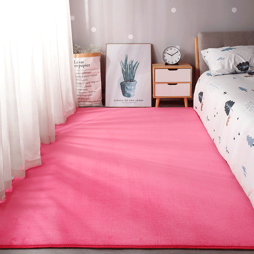 Coral Fleece Square Plush Carpet for Bedroom and Living Room - Dio Kollections