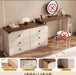 Modern Walnut Solid Wood Dressing Table with Multi-Storage and Mirror Options - Dio Kollections