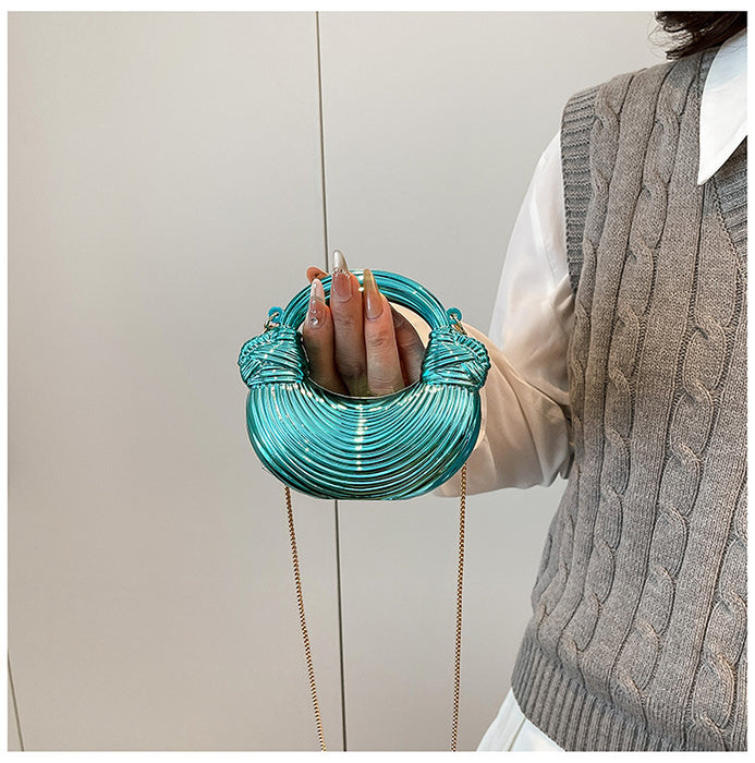 Clutch Bag Women Fashion Western Style Personality Trendy Handbag Crescent Bag