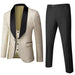 Dio Wedding Party Men 3-Piece Slim Suit Set - Dio Kollections